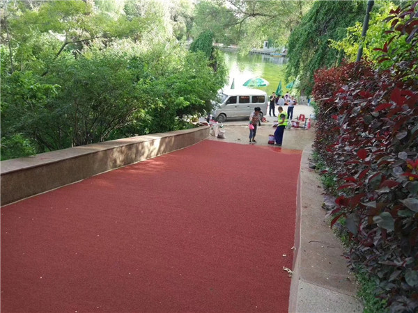 株洲彩色路面施工